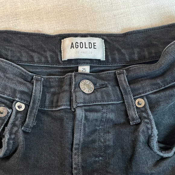 Agolde Riley High Rise Straight Crop Jean - Picture 3 of 3